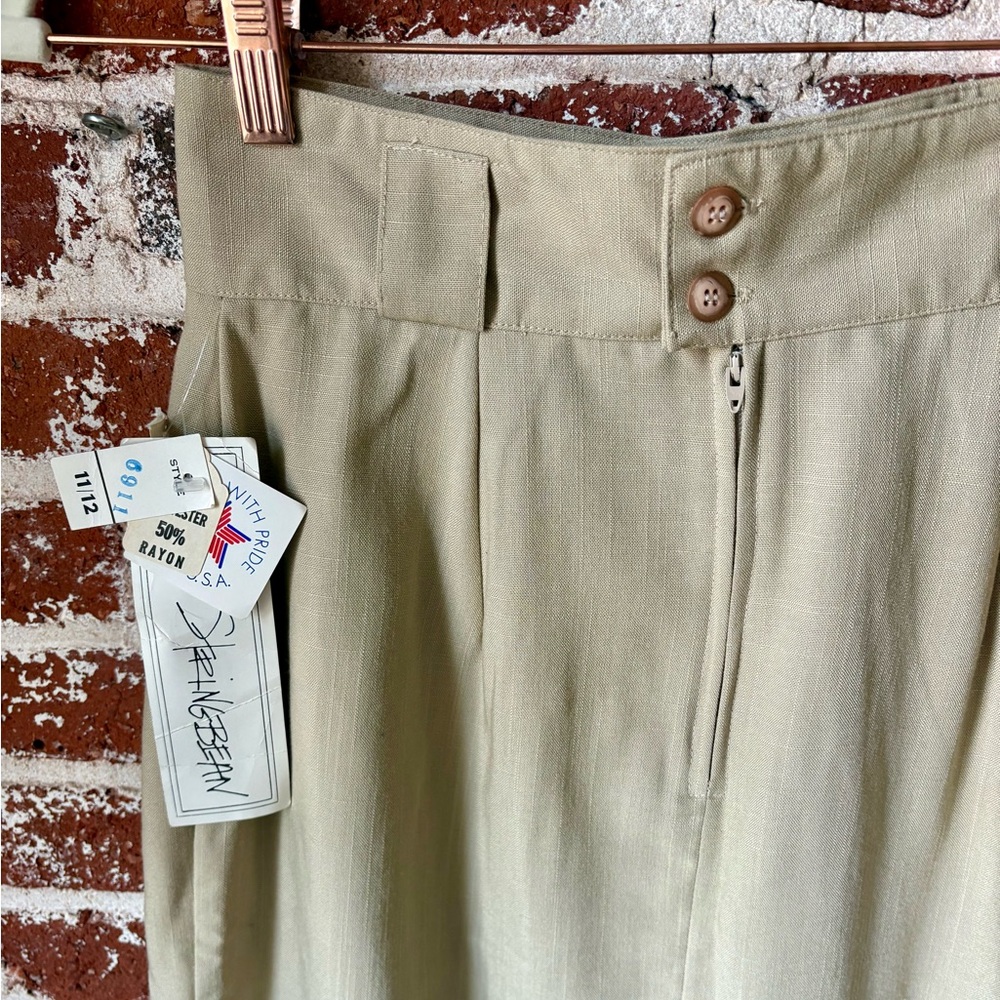 NWT Vintage Neutral Pencil Skirt - Picture 4 of 6